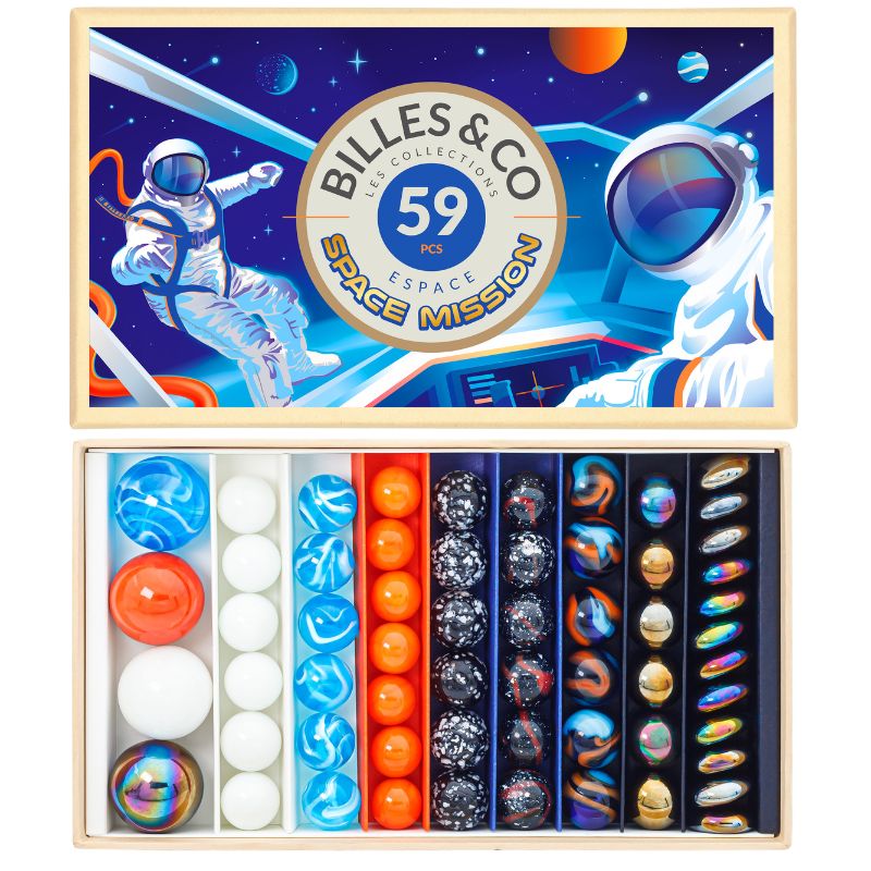 Billes & Co Marbles Space Mission Box