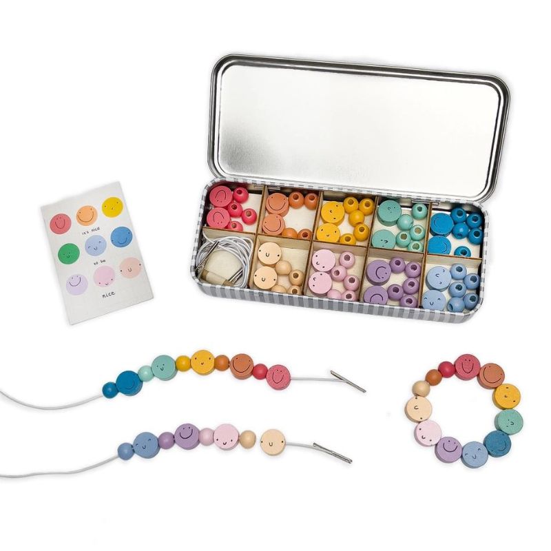 Cotton Twist Bracelet Beading Kit - It's Nice To Be Nice