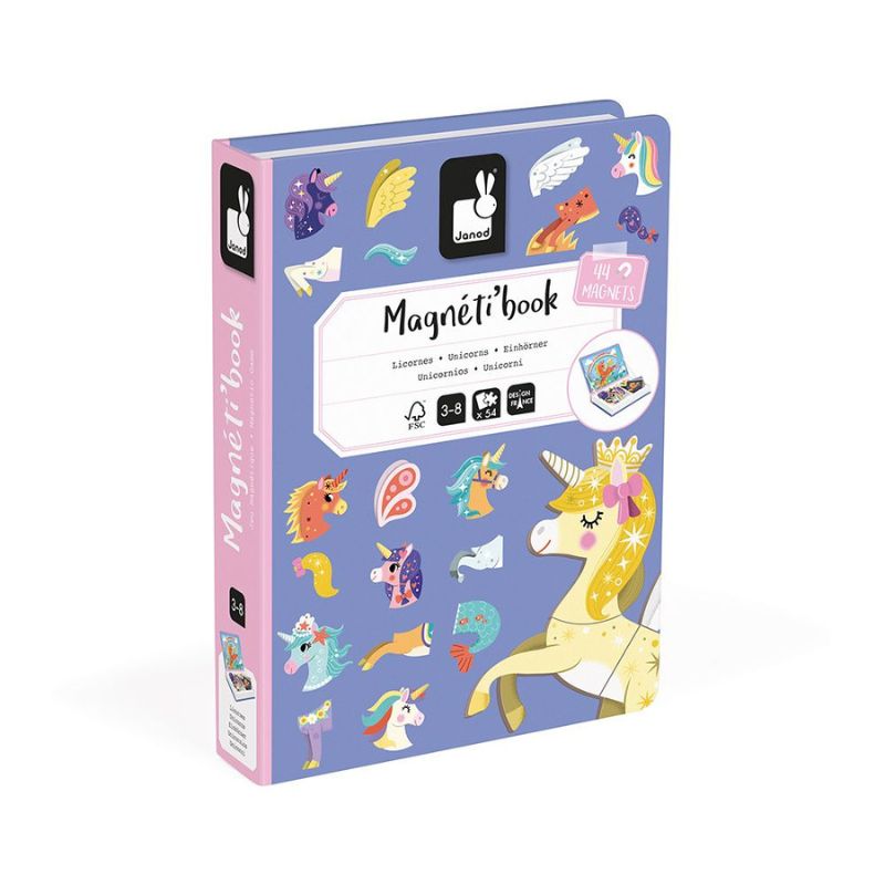 Janod Unicorns Magneti'Book