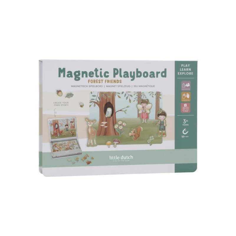 Little Dutch Magnetic Playboard - Forest Friends