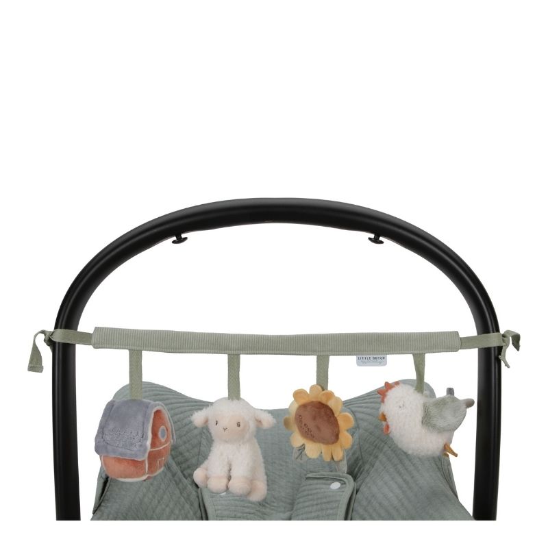 Little Dutch Pram Chain Toy - Little Farm