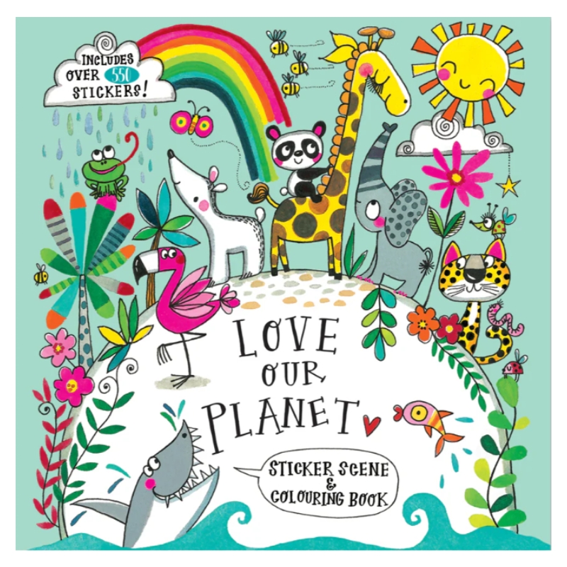 Rachel Ellen Designs Sticker Scene Book - Love Our Planet