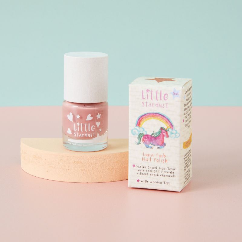 Natural Play Make Up Nail Polish - Luna Pink 8ml