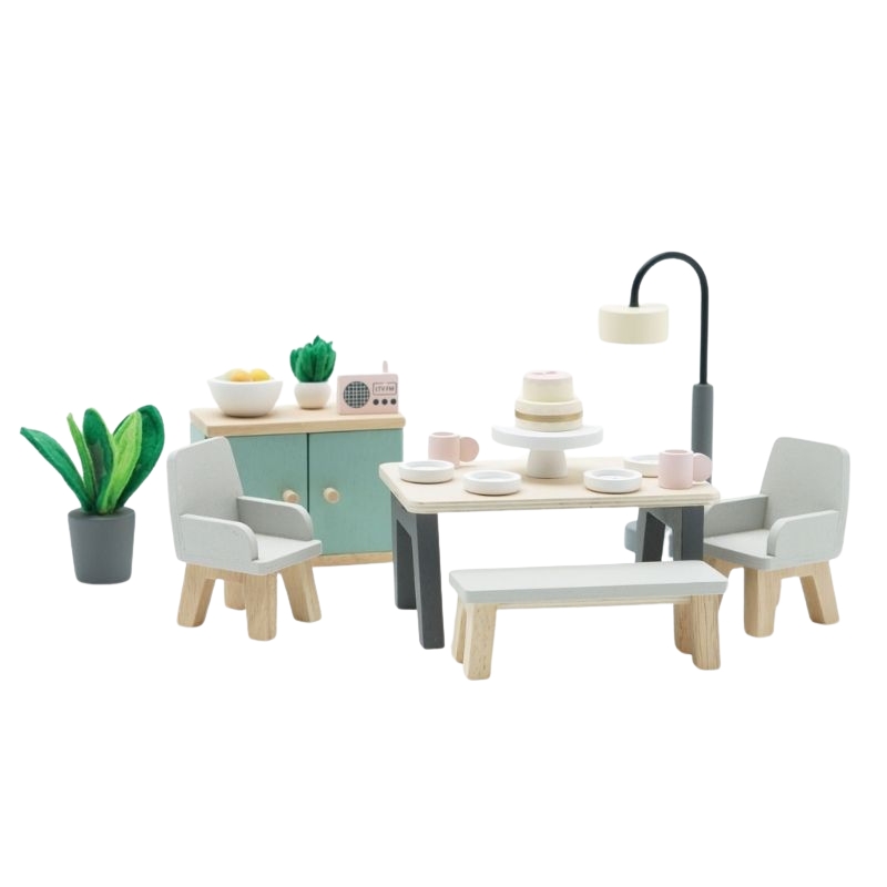 Le Toy Van Doll's House Dining Room Furniture Set