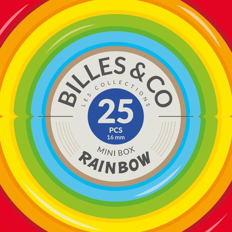 Billes & Co Marbles Rainbow Mini Box