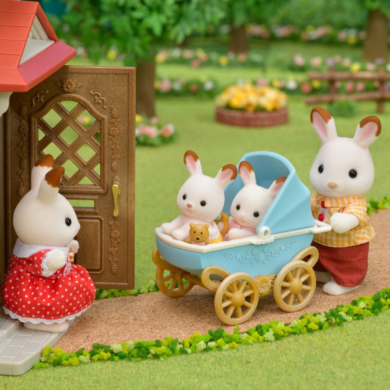 Sylvanian Families Chocolate Rabbit Twins Set