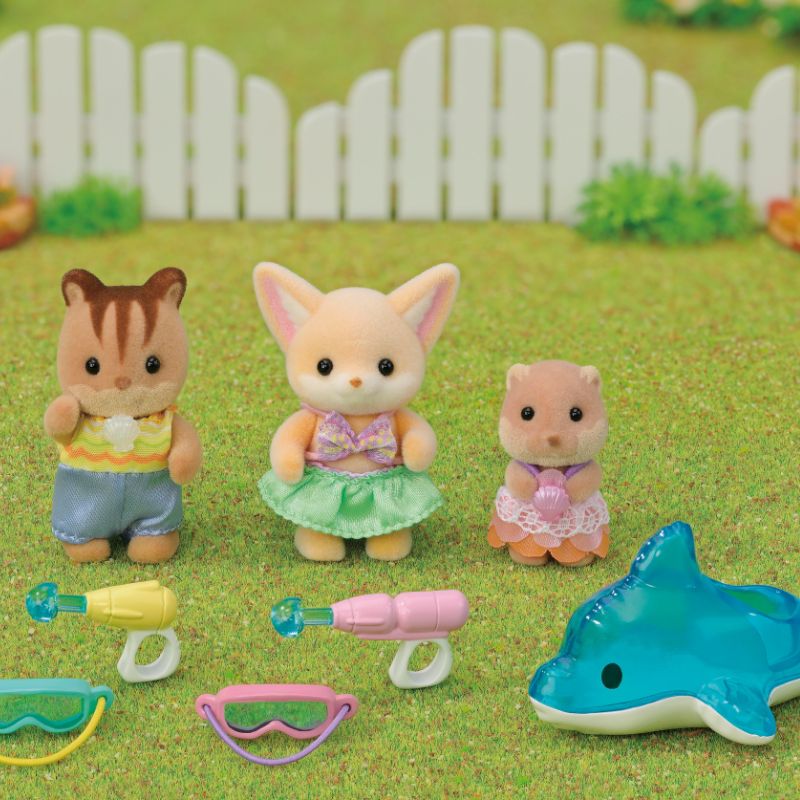 Sylvanian Families Nursery Friends Pool Fun Trio