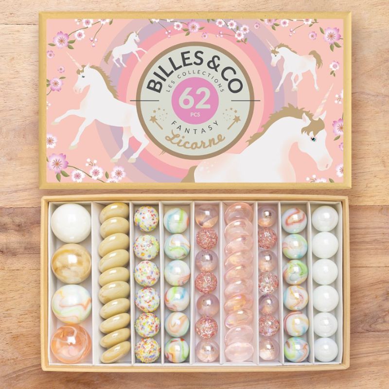 Billes & Co Marbles Unicorn Box